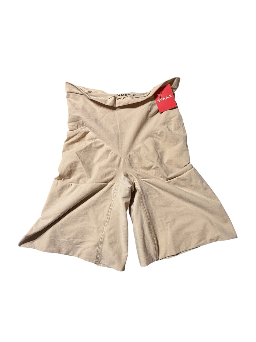 SPANX NWT Plus Size 3X High Waist Mid Thigh Shapewear Shorts Tummy Control Nude